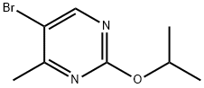 5-Bromo-2-isopropoxy-4-methylpyrimidine Struktur