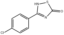 3-(4-CHLOROPHENYL)-1,2,4-THIADIAZOL-5(4H)-ONE Struktur