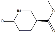 methyl (S)-6-oxopiperidine-3-carboxylate Struktur