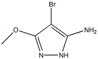 4-bromo-3-methoxy-1H-pyrazol-5-amine Struktur