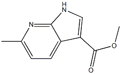 methyl 6-methyl-1H-pyrrolo[2,3-b]pyridine-3-carboxylate Struktur