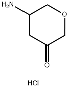 5-aminooxan-3-one hydrochloride Struktur