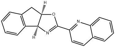 (3aS,8aR)- 3a,8a-dihydro-2-(2-
quinolinyl)-8H-Indeno[1,2-d]oxazole Struktur