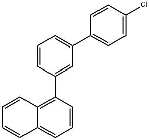 Naphthalene, 1-(4′-chloro[1,1′-biphenyl]-3-yl)- Struktur