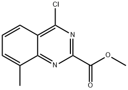 methyl 4-chloro-8-methylquinazoline-2-carboxylate Struktur