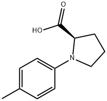 1-(4-Methylphenyl)-D-proline Struktur