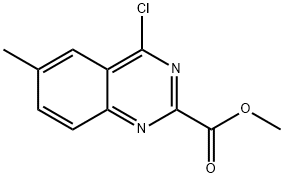 methyl 4-chloro-6-methylquinazoline-2-carboxylate Struktur