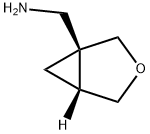 ((1S,5R)-3-oxabicyclo[3.1.0]hexan-1-yl)methanamine Struktur