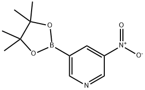 3-Nitro-5-(4,4,5,5-tetramethyl-1,3,2-dioxaborolan-2-yl)pyridine Struktur