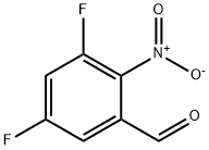 3,5-Difluoro-2-nitrobenzaldehyde 95% Struktur