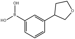 3-(3-Tetrahydrofuranyl)phenylboronic acid Struktur