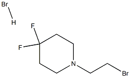 1-(2-bromoethyl)-4,4-difluoropiperidine hydrobromide Struktur