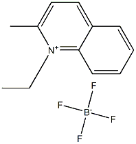 1-ETHYL-2-METHYLQUINOLINIUM TETRAFLUOROBORATE Struktur