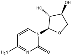 1-(alpha-L-Threofuranosyl)cytosine Struktur