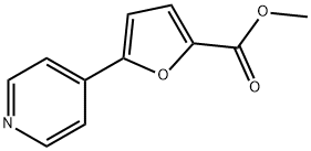 Methyl 5-(pyridin-4-yl)furan-2-carboxylate Struktur