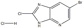 6-bromo-2-chloro-3H-imidazo[4,5-b]pyridine hydrochloride Struktur