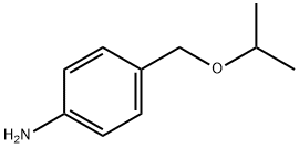 4-[(propan-2-yloxy)methyl]aniline Struktur