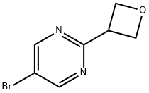 5-bromo-2-(oxetan-3-yl)pyrimidine Struktur