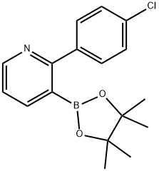 2-(4-Chlorophenyl)pyridine-3-boronic acid pinacol ester Struktur