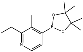 3-Methyl-2-ethylpyridine-4-boronic acid pinacol ester Struktur