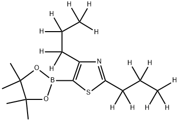 [2,4-Di(n-propyl)-d14]-thiazole-5-boronic acid pinacol ester Struktur