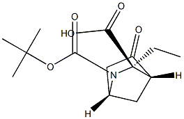 2-tert-butyl 3-ethyl (1R,3R,4R)-5-oxo-2-azabicyclo[2.2.1]heptane-2,3-dicarboxylate Struktur