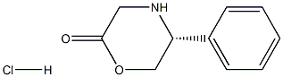 (5R)-5-phenylmorpholin-2-one hydrochloride Struktur