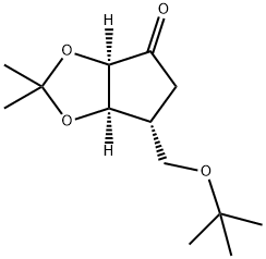 (3aR,6R,6aR)-6-(tert-Butoxymethyl)-2,2-dimethyldihydro-3aH-cyclopenta[d][1,3]dioxol-4(5H)-one Struktur