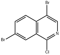 4,7-dibromo-1-chloroisoquinoline Struktur