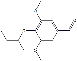 3,5-DIMETHOXY-4-(1-METHYLPROPOXY)BENZALDEHYDE Struktur