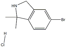 5-bromo-1,1-dimethylisoindoline hydrochloride Struktur