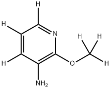 2-(methoxy-d3)pyridin-4,5,6-d3-3-amine Struktur