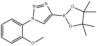 1-(2-methoxyphenyl)-4-(4,4,5,5-tetramethyl-1,3,2-dioxaborolan-2-yl)-1H-1,2,3-triazole Struktur