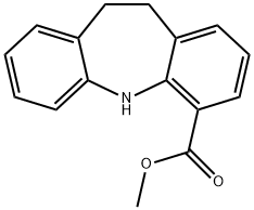 Methyl 10,11-dihydro-5H-dibenzo[b,f]azepine-4-carboxylate Struktur