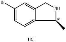 (S)-5-Bromo-1-methyl-2,3-dihydro-1H-isoindole hydrochloride Struktur