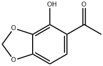 Ethanone, 1-(4-hydroxy-1,3-benzodioxol-5-yl)- Struktur