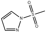 1H-PYRAZOLE, 1-(METHYLSULFONYL)- Struktur