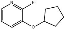 2-Bromo-3-(cyclopentoxy)pyridine Struktur