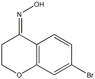 (Z)-7-Bromochroman-4-one Oxime Struktur