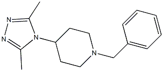 1-benzyl-4-(3,5-dimethyl-[1,2,4]triazol-4-yl)-piperidine