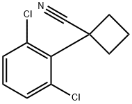 1-(2,6-Dichlorophenyl)cyclobutanecarbonitrile Struktur