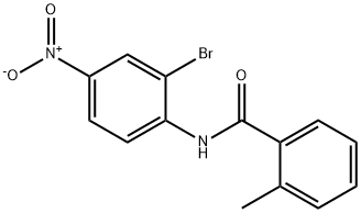 N-(2-bromo-4-nitrophenyl)-2-methylbenzamide Struktur