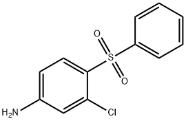 4-(benzenesulfonyl)-3-chloroaniline Struktur