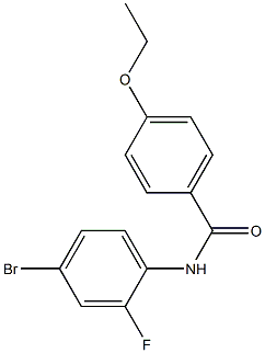 N-(4-bromo-2-fluorophenyl)-4-ethoxybenzamide Struktur