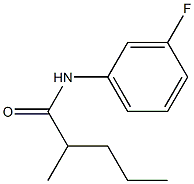 N-(3-fluorophenyl)-2-methylpentanamide Struktur