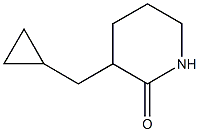 3-(cyclopropylmethyl)piperidin-2-one Struktur