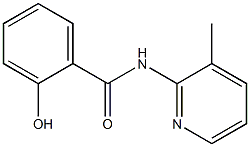 2-hydroxy-N-(3-methylpyridin-2-yl)benzamide Struktur