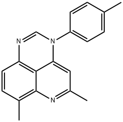 5,7-dimethyl-3-(4-methylphenyl)-3H-pyrido[4,3,2-de]quinazoline Struktur