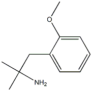 1-(2-methoxyphenyl)-2-methylpropan-2-amine Struktur