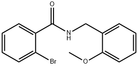 2-bromo-N-(2-methoxybenzyl)benzamide Struktur